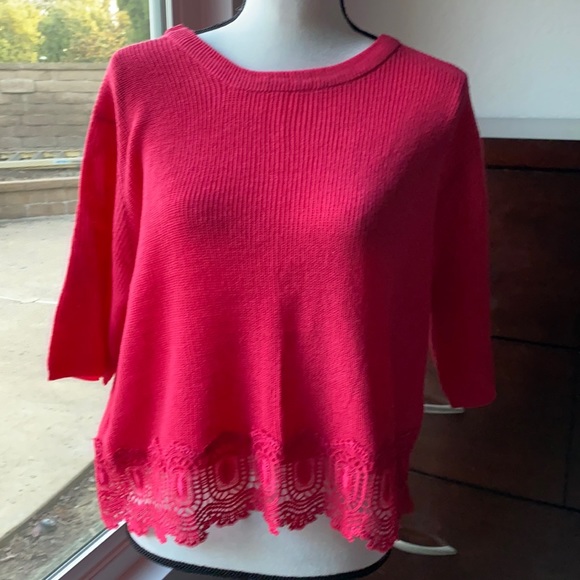BLL cropped sweater L like new - Picture 1 of 5